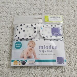 Bambino Mio Mioduo Reusable Diaper Cover Size 1 Polka Dot NEW